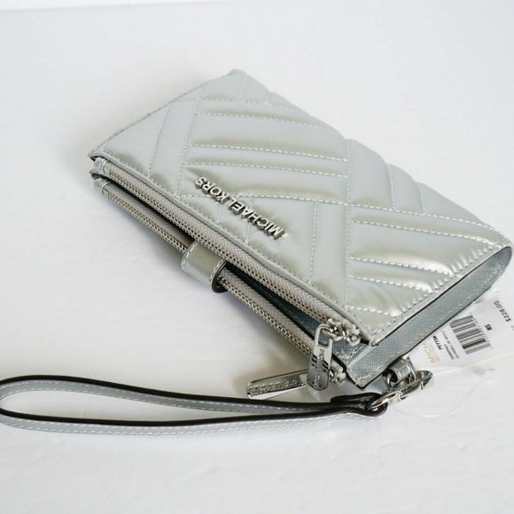 🆕️ Michael Kors Peyton Large Double Zip Wristlet - Picture 1 of 7